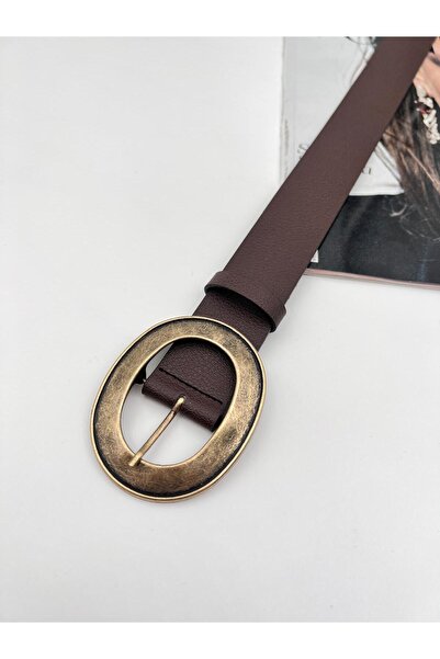 Mynoa Women's Belt with Antique Buckle, Jacket Belt, Trouser Belt.