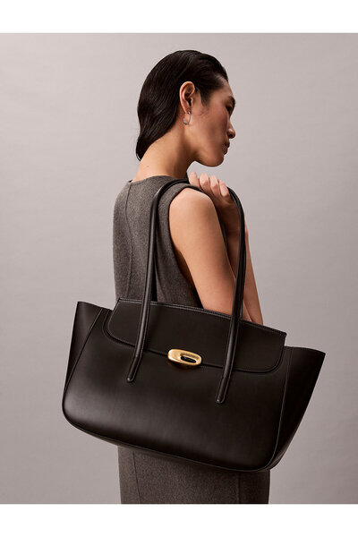 Calvin Klein Top Flap Tote Bag