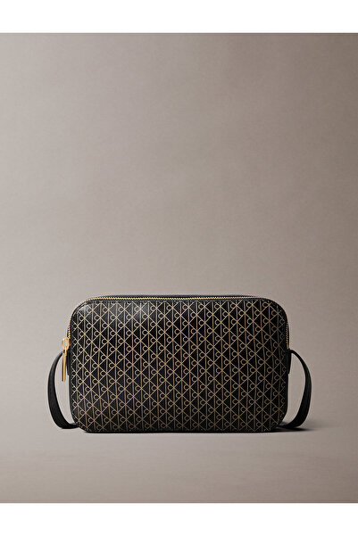Calvin Klein All-Over Monogram Logo Camera Bag