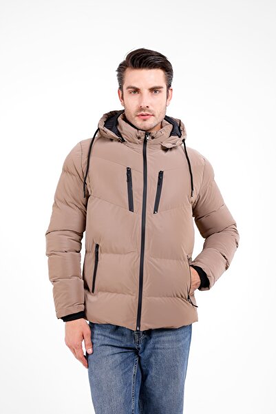 Decas Water and Rainproof Coat with Inner Lining - Tan
