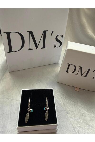 DM’s Silver Spiritüel Tüyler Gümüş Küpe