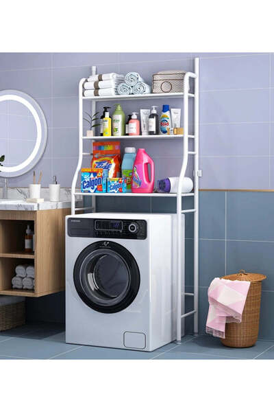 Twinkle Mart Bathroom Over Washing Machine Rack Storage Shelf Organizer 010