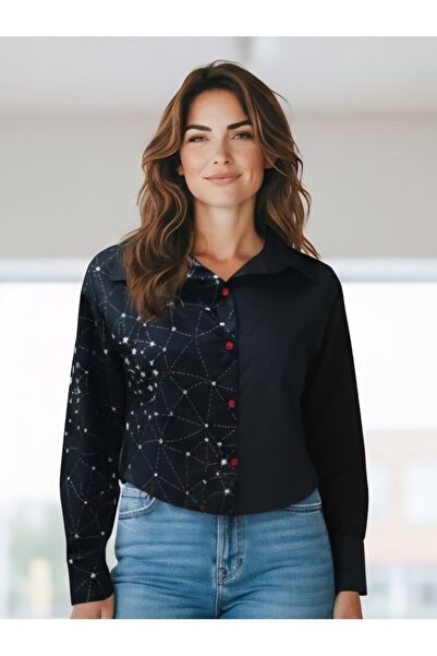 Milon Moda قميص قصير بلونين