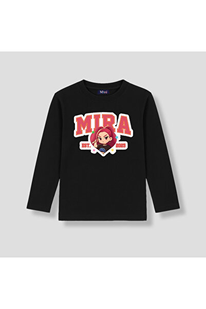 mixxi fashion Kpop Demon Hunters Huntrix Mira Long Sleeve Printed Girls' T-Sh...