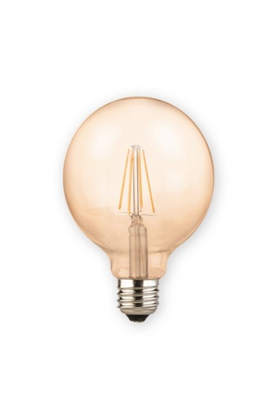 Klaus Bec Led Filament 8W 880Lm G125 E27 2700K Amber, KE48703 (20)
