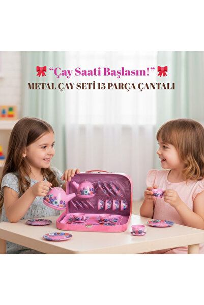 Art Tone METAL ÇAY SETİ 15 PARÇA ÇANTALI 3YAŞ+