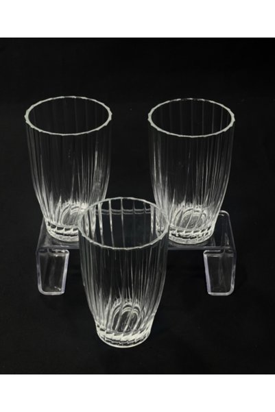 Paşabahçe Bouquet Soft Drink Glass Set of 3 350 Cc
