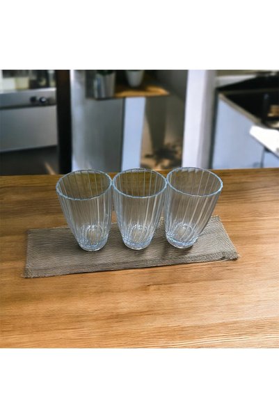 Paşabahçe Bouquet Soft Drink Glass Set of 3 350 Cc