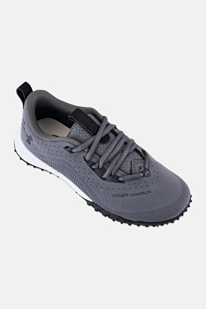 Under Armour Kids Boy UA Shadow Turf 2,0 Lace Up Football Shoes, Grey