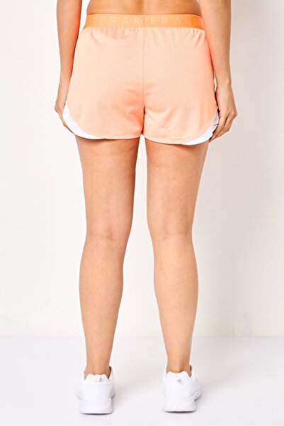 Under Armour Women Sportswear Fit Brand Logo Training Shorts, Orange