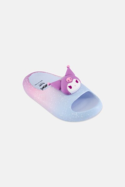 SANRIO Kids Girl Kuromi Slip On Slippers, Lavender