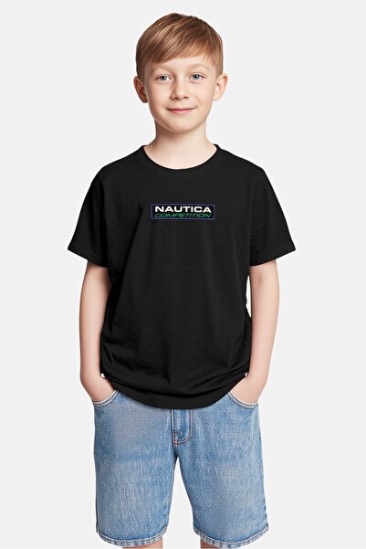 Nautica Kids Boy 2 Pieces Crew Neck Short Sleeve Brand Logo T-Shirt, Multicolor