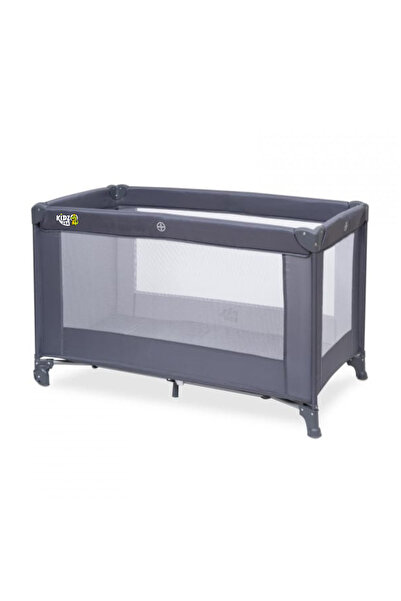 kidzera Portable playpen and crib with front wheels for easy movement and carrying bag - easy to fold, ventilation mesh,