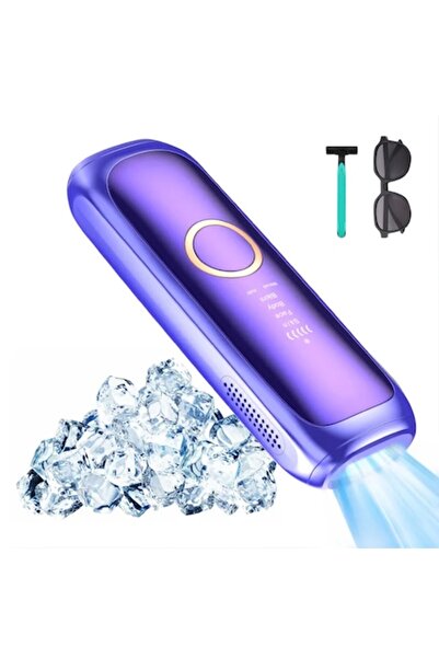 FENIKEST FL-B512 IPL Hair Removal Device with Cooling, 5 Intensities, 2 Modes, 36W, Violet