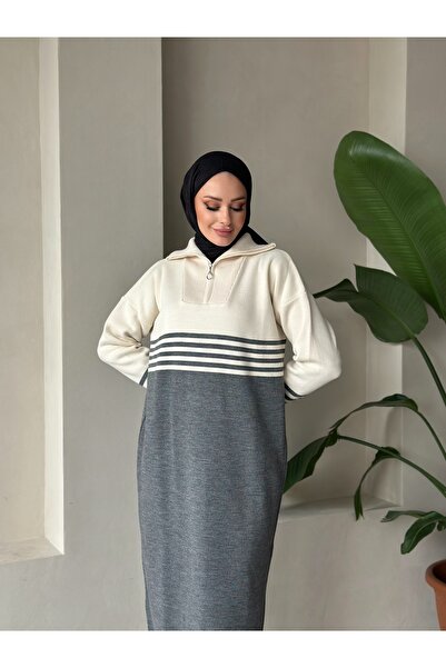 NEW DAĞ Detailed Knitwear Dress