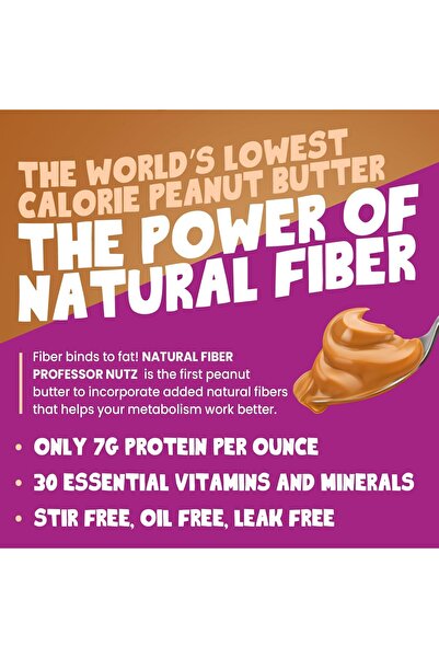 PROFESSOR NUTZ ™ Peanut Butter Old School Smooth – 352g | Natural, Creamy, No Added Sugar or Pres