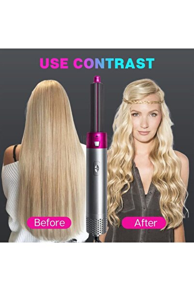 Joy 5 in 1 Hair Dryer Brush Styler, With 5 Styling Tools, 3-speed temperature, 1000W, for Hairstyle