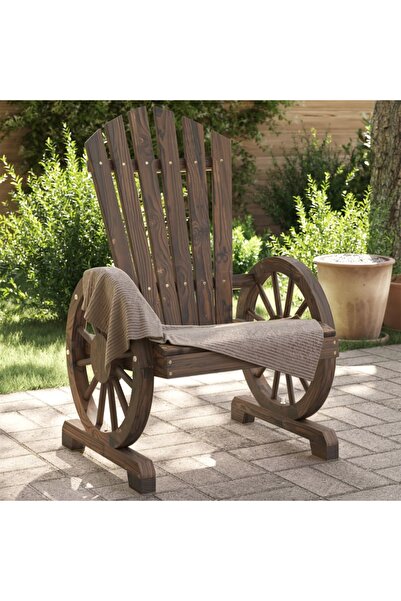 vidaxl Garden Adirondack Chairs 2 pcs Solid Wood Fir