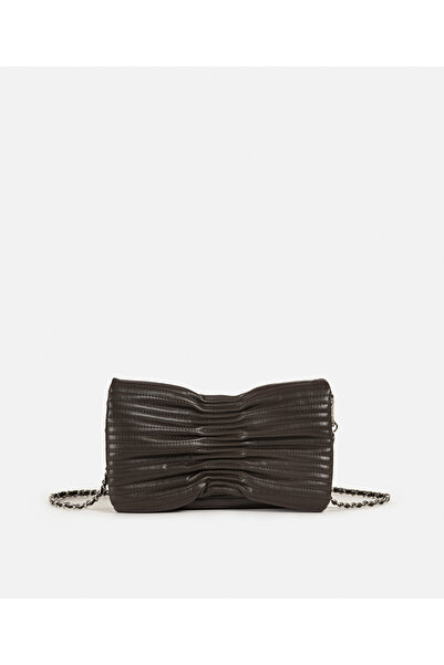 İpekyol Textured Chain Strap Clutch