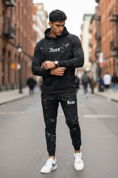 dehaine Men's tracksuit, sweatshirt + pants, ICON, 13380