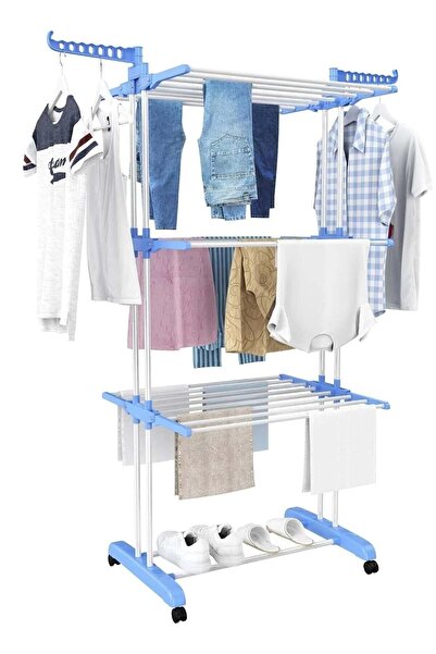 Taimi رف تجفيف من الفولاذ المقاوم للصدأ غير قابل للانزلاق، 4 طبقات، سعة 10 كج...