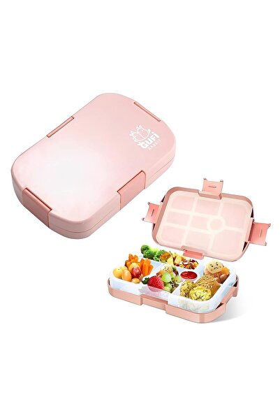 fulina Bento Boxes Office Staff With Lunch Box 3 Compartment Portable Lunch Box Heated Lunch Box Set(Pink)