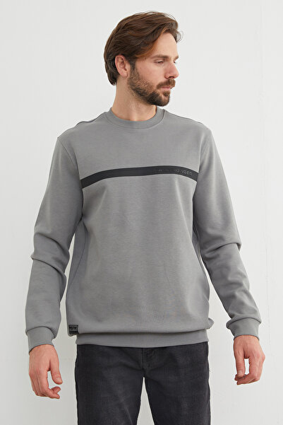 Fulla Moda Світшот з принтом «You`re Stronger» та велосипедним коміром