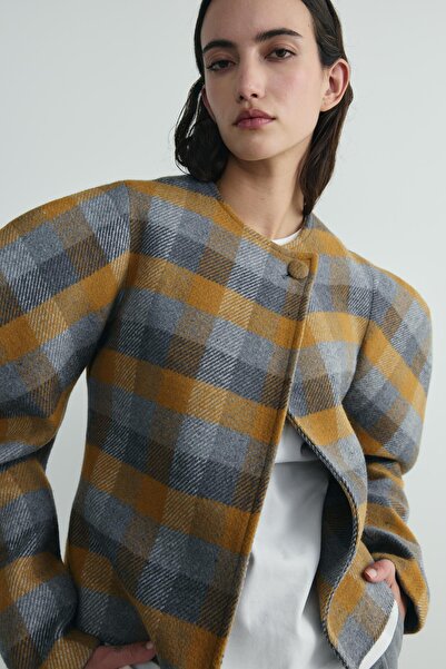 Suud Collection Mustard Diva Watermelon Sleeve Jacket