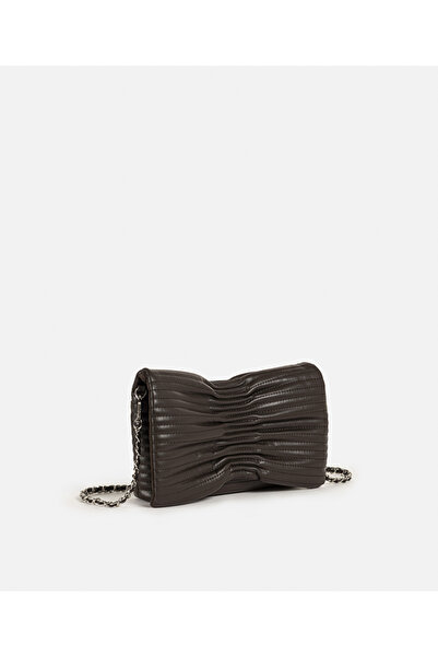 İpekyol Textured Chain Strap Clutch