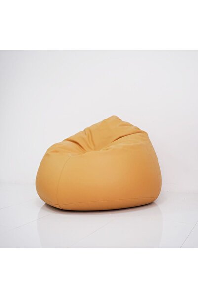 Danube Home Oxford XXL Bean Bag Chair - Brown PVC Fabric, Foam Filling, 2-Year Warranty
