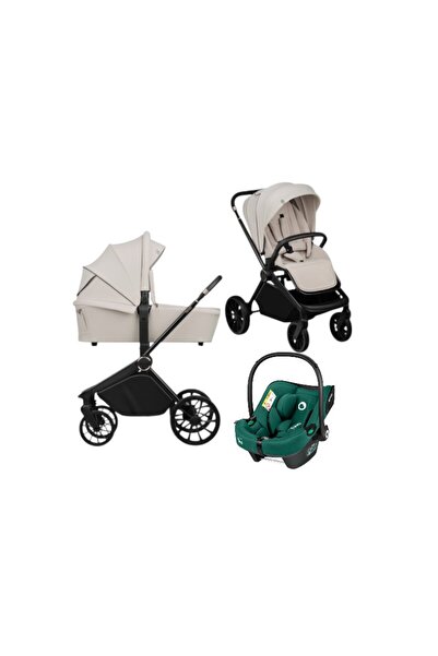 Lionelo Carucior 3 in 1, Lionelo, Mika Plus, Cu scoica auto Verde testata ADA...