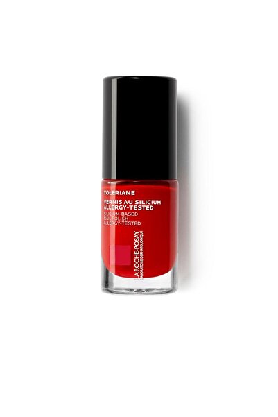 La Roche Posay TOLERIANE SILICIUM #24 rouge parfait nail polish with hardenin...