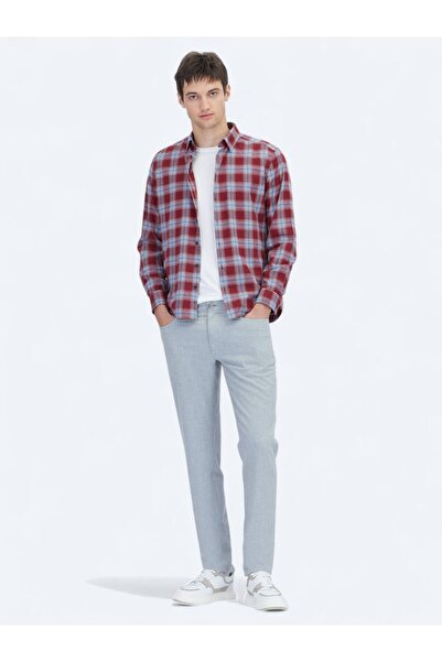 Kip Πουκάμισο από 100% βαμβάκι με ρυθμισμένη εφαρμογή, υφαντό casual