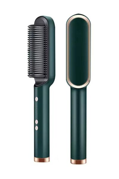 Türkiye Hair Straightener Brush, Hair Styler for Men and Women Hair Straightening Iron Built with Comb and A