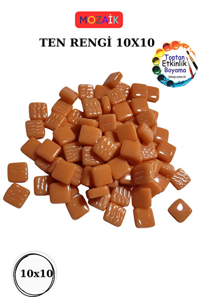 toptanetkinlikboyama 200 de grame de piatră de mozaic de culoare carne – 10X1...