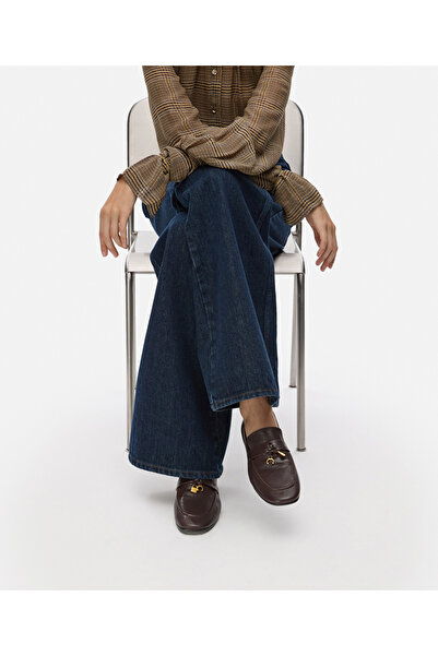 İpekyol Leather Loafer with Karma Accessories