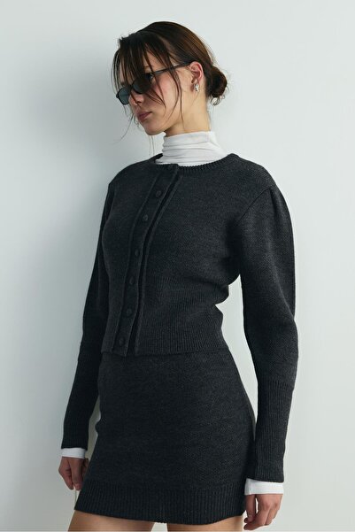 Suud Collection Füme Lucy Triko Hırka