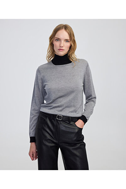 İpekyol Colorblock yünlü triko