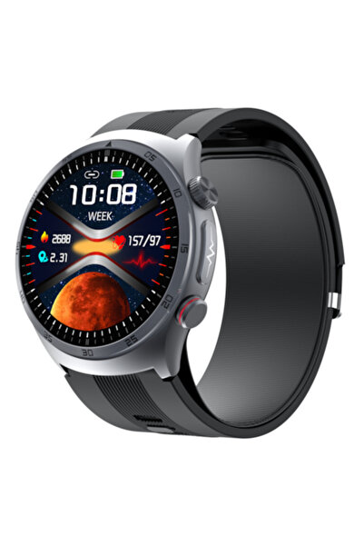 ALHENA Ceas smartwatch pentru masurarea glicemiei fara intepare, Alhena® 530mAh, NFC, SOS, Bratara pentru