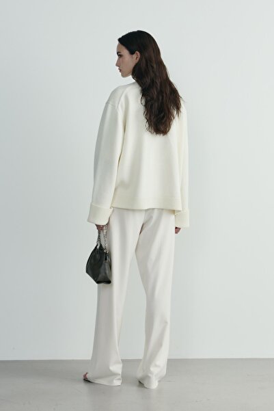 Suud Collection Екрю Годинник Трико Аткі