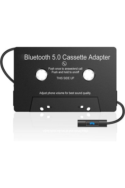 Arabest Cassette Adapter, 5.0 MP3 Player, 3.7V Smartphone Converter, BT Cassette Adapter for Car Stereo, Wir