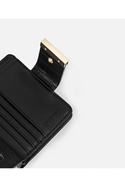 İpekyol Crocodile Skin Look Wallet