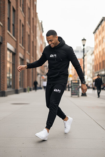 dehaine Men's tracksuit, sweatshirt + pants, REAL 13360