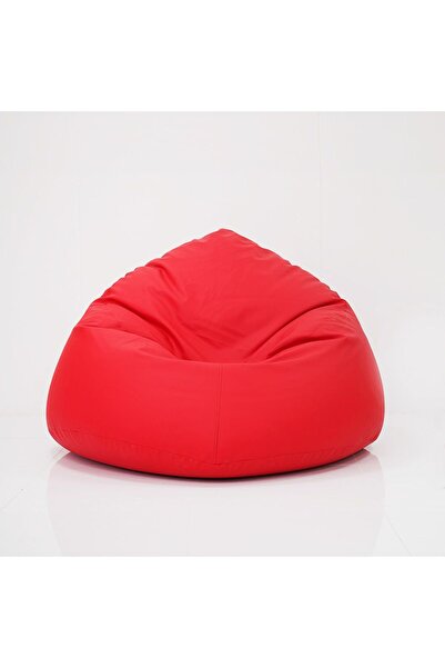 Danube Home Oxford XXL Bean Bag Chair - Red PVC Fabric, Foam Filling, 2-Year Warranty
