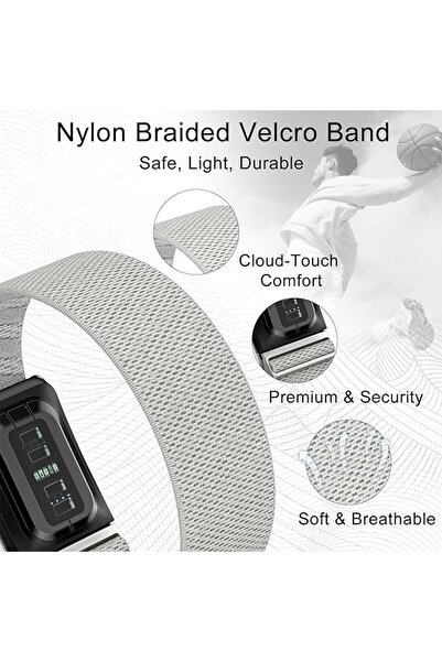 Generic Nylon Sport Band Strap Compatible with WHOOP 5.0 – Breathable, Adjustable, Waterproof