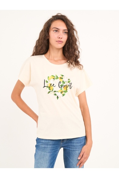 Lee Cooper Women's short-sleeved T-shirt with print