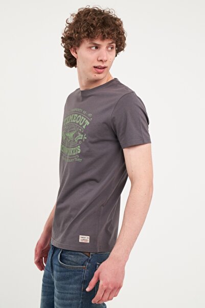 Timeout Tricou barbat cu maneca scurta si detalii grafice