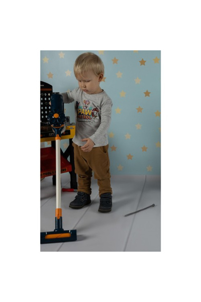 Selgot Kids' Upright Vacuum Cleaner with 3 Accessories, Suction Sound, Multicolor