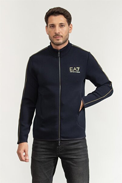 EA7 Erkek Fermuarlı Sweatshirt