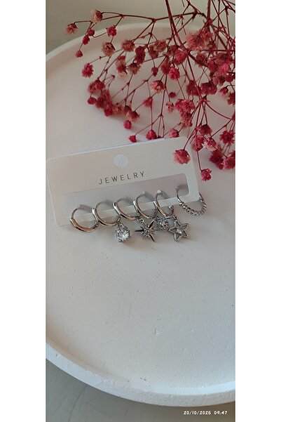 BESTTOYS مجموعة أقراط من الفولاذ